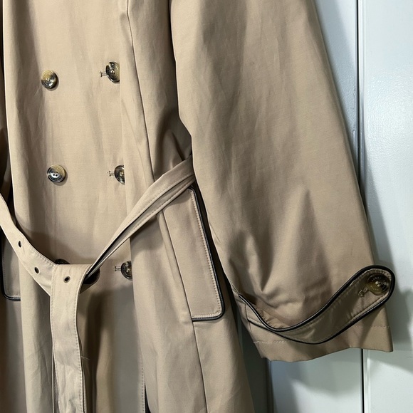Lauren Ralph Lauren Water Repellent Cotton Blend Belted Trench Coat 3X - Picture 3 of 13